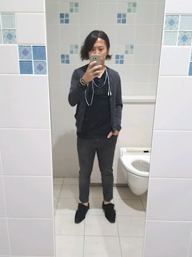 「ダブルモンク」｜「アイテム（アクセサリー）」を使った、Ryohsukeさん（メンズ・169cm）の秋コーディネート