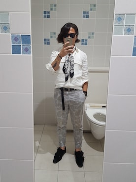 「ダブルモンク」｜「アイテム（アクセサリー）」を使った、Ryohsukeさん（メンズ・169cm）の秋コーディネート