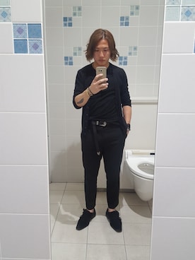 「ダブルモンク」｜「アイテム（アクセサリー）」を使った、Ryohsukeさん（メンズ・169cm）の春コーディネート