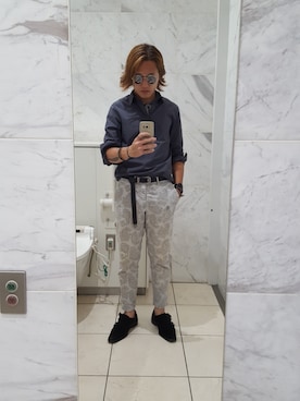 「ダブルモンク」｜「アイテム（アクセサリー）」を使った、Ryohsukeさん（メンズ・169cm）の夏コーディネート