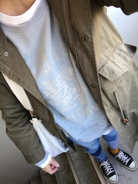 「Ameri（アメリ）のアイテム」を使った、カメ吉さん（レディース・167cm）の冬コーディネート