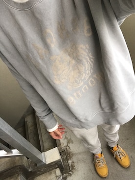 「YEVS（イーブス）のアイテム（パンツ）」を使った、カメ吉さん（レディース・167cm）の春コーディネート