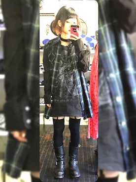 「ニーハイソックス」｜marie*♋︎さん（レディース・157cm）の春コーディネート