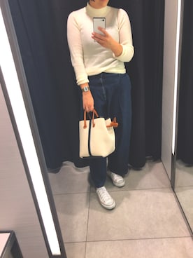 「無印良品」｜creamayuiさん（レディース・163cm）の冬コーディネート