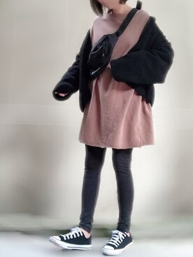 「haco!（ハコ）のアイテム（ブルゾン）」を使った、ange⭐︎さん（レディース・165cm）の秋コーディネート