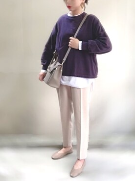 ange⭐︎さん（レディース・165cm）の冬コーディネート