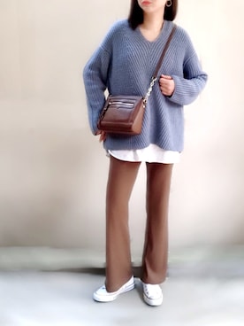 ange⭐︎さん（レディース・165cm）の冬コーディネート