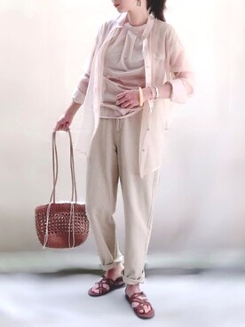 ange⭐︎さん（レディース・165cm）の夏コーディネート