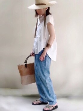 ange⭐︎さん（レディース・165cm）の夏コーディネート