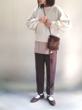 ange⭐︎さん（レディース・165cm）の秋コーディネート