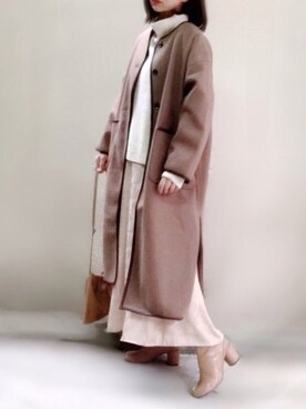 「リップスター」｜「アイテム（ジャケット/アウター）」を使った、ange⭐︎さん（レディース・165cm）の秋コーディネート