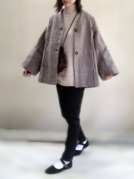 「Happy John（ハッピージョン）のアイテム（ブルゾン）」を使った、ange⭐︎さん（レディース・165cm）の秋コーディネート