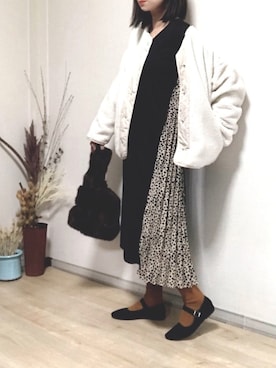 ange⭐︎さん（レディース・165cm）の冬コーディネート