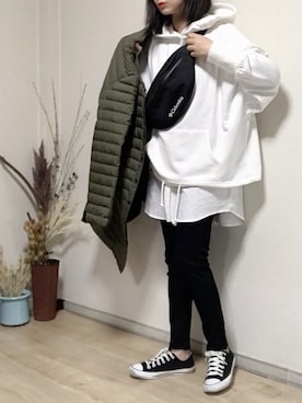 ange⭐︎さん（レディース・165cm）の冬コーディネート