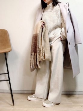 ange⭐︎さん（レディース・165cm）の冬コーディネート