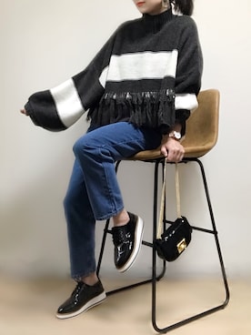 ange⭐︎さん（レディース・165cm）の冬コーディネート