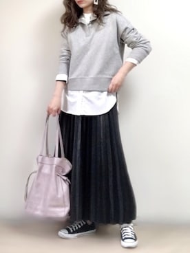 ange⭐︎さん（レディース・165cm）の冬コーディネート