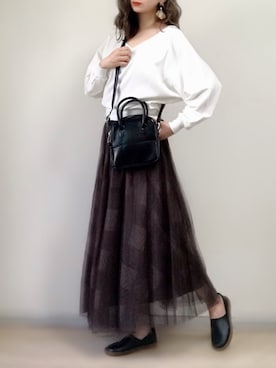 ange⭐︎さん（レディース・165cm）の冬コーディネート