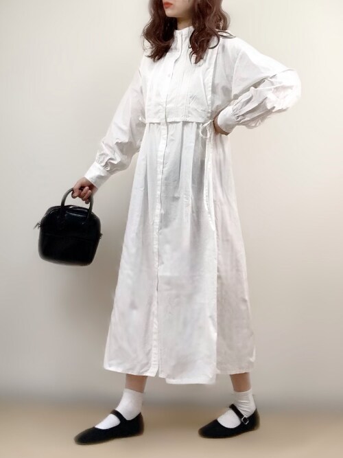 Ange Ap Retroのシャツワンピースを使ったコーディネート Wear