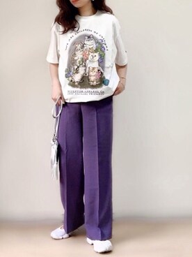 ange⭐︎さん（レディース・165cm）の春コーディネート