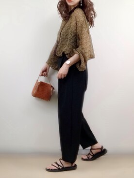 ange⭐︎さん（レディース・165cm）の春コーディネート