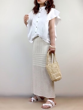 ange⭐︎さん（レディース・165cm）の夏コーディネート