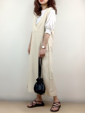 「AmbreNeige」｜「アイテム（腕時計）」を使った、ange⭐︎さん（レディース・165cm）の夏コーディネート