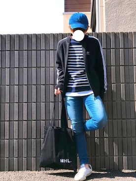 「アイテム（ジャージ）」を使った、りょうさん（メンズ・174cm・10代）の春コーディネート