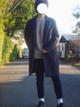 りょうさん（メンズ・174cm）の冬コーディネート