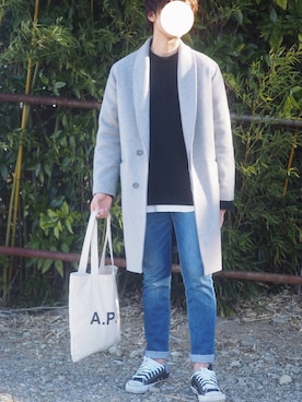 りょうさん（メンズ・174cm）の冬コーディネート