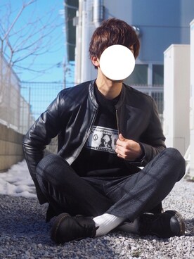 りょうさん（メンズ・174cm）の冬コーディネート