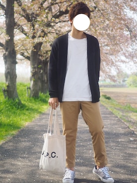「SHIPS Days（シップスデイズ）のアイテム」を使った、りょうさん（メンズ・174cm）の春コーディネート