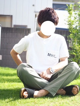 「アイテム（バングル/リストバンド）」を使った、りょうさん（メンズ・174cm・20代）の夏コーディネート