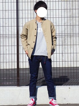 「平成最後のWEARISTAセンバツ」｜「アイテム（カバーオール）」を使った、りょうさん（メンズ・174cm）の春コーディネート
