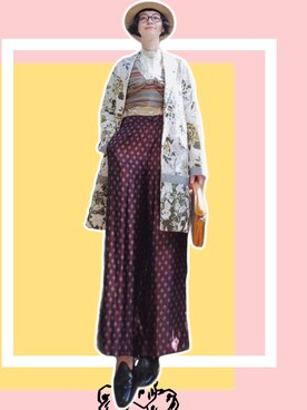 「forte_forte（フォルテフォルテ）のアイテム（シャツ/ブラウス）」を使った、輪廻愛さん（レディース・165cm）の冬コーディネート