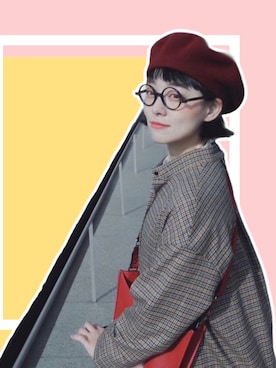 「yuni（ユニ　）のアイテム（ワンピース/ドレス）」を使った、輪廻愛さん（レディース・165cm）の春コーディネート