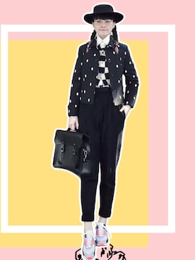 「DOLCE&GABBANA（ドルチェアンドガッバーナ）のアイテム（ジャケット/アウター）」を使った、輪廻愛さん（レディース・165cm）の春コーディネート