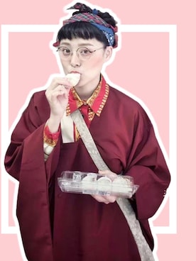 「GASA*（ガサ）のアイテム」を使った、輪廻愛さん（レディース・165cm）の春コーディネート