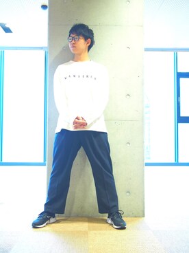 「N（エヌ）のアイテム（トップス）」を使った、しょう。さん（メンズ・172cm）の春コーディネート