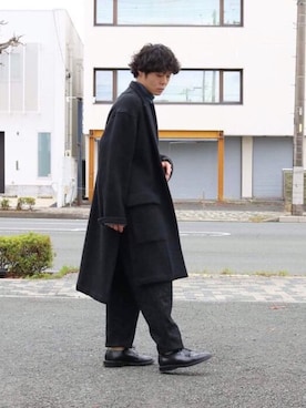 「THEE（シー）のアイテム（ジャケット/アウター）」を使った、mino さん（メンズ・168cm）の秋コーディネート