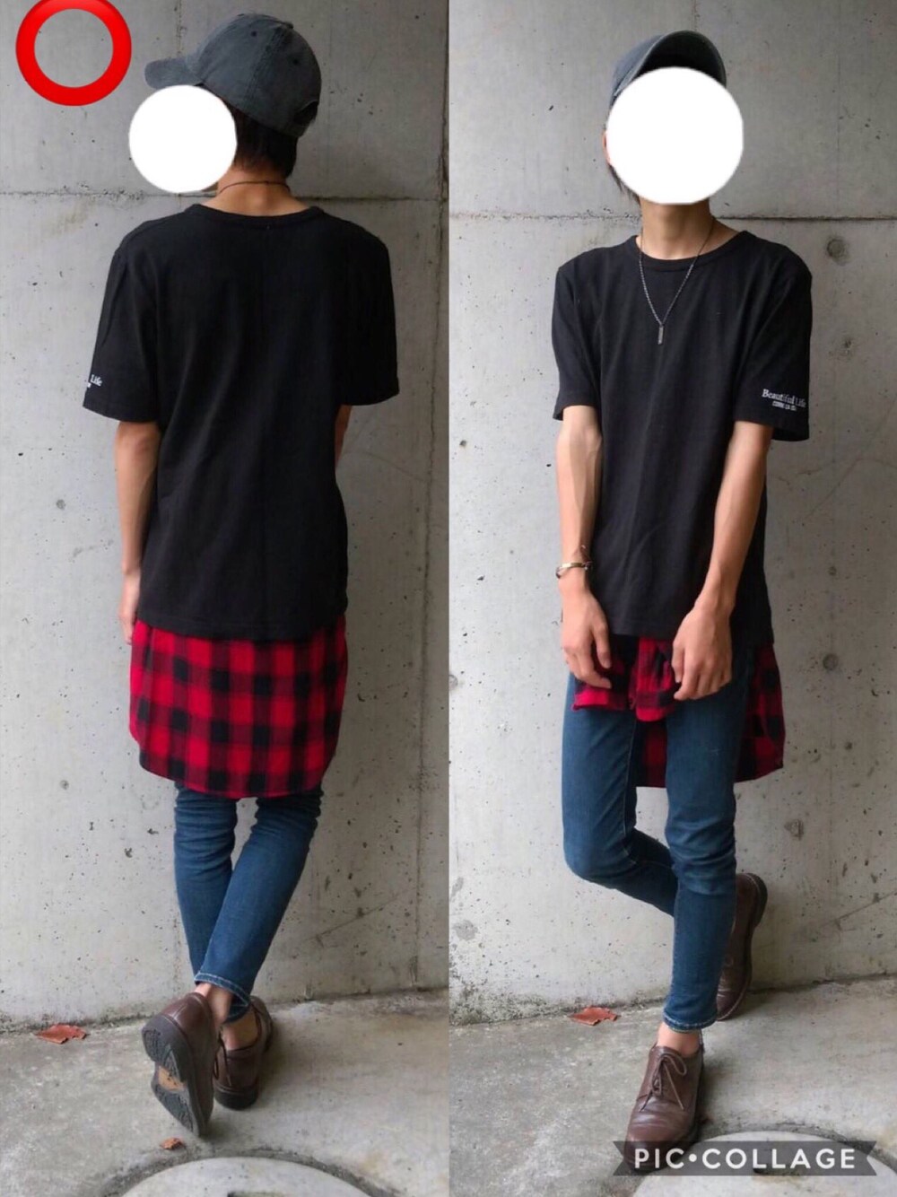 「シンプルコーデ、大人カジュアル、スキニーデニム、腰巻きスタイル、無地T」｜「COMME CA ISMのワンポイントプリントTシャツ（Tシャツ/カットソー、ブラック系）」を使った、さゆうさん（メンズ・165cm）の秋コーディネートの1枚目の写真