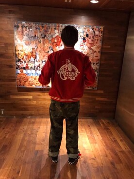 「ロック」｜「アイテム（サロペット/オーバーオール）」を使った、hyshmt04さん（メンズ・180cm）の春コーディネート