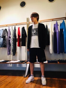 「アイテム（ルームウェア/パジャマ）」を使った、hyshmt04さん（メンズ・180cm）の夏コーディネート