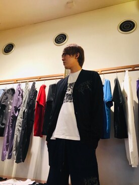 「アイテム（ルームウェア/パジャマ）」を使った、hyshmt04さん（メンズ・180cm）の夏コーディネート