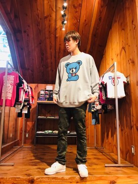 「ビックＴシャツ」｜hyshmt04さん（メンズ・180cm）の秋コーディネート