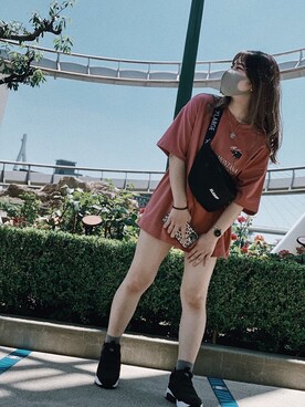 「Daniel Wellington（ダニエルウェリントン）の販売終了クラシックペティット アッシュフィールド32mm（アナログ腕時計）」を使った、みきゅさん（レディース・155cm）の春コーディネート