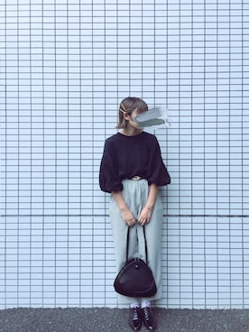 「RORO（ロロ）のアイテム」を使った、yumaさん（レディース・165cm）の秋コーディネート