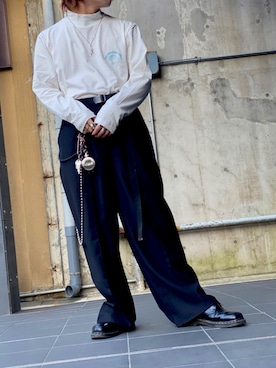 「NOT CONVENTIONAL（ノットコンベンショナル）のアイテム」を使った、NOT CONVENTIONALさん（メンズ・170cm）の冬コーディネート