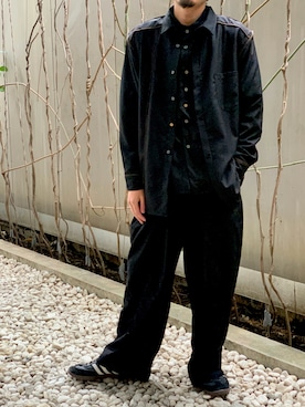「NOT CONVENTIONAL（ノットコンベンショナル）のアイテム」を使った、NOT CONVENTIONALさん（メンズ・170cm）の春コーディネート