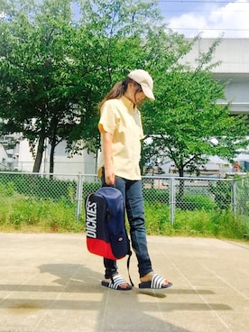 「Supreme.La.La.（シュープリームララ）のアイテム（アクセサリー）」を使った、maju☆*:.｡. ♪さん（レディース・161cm）の夏コーディネート